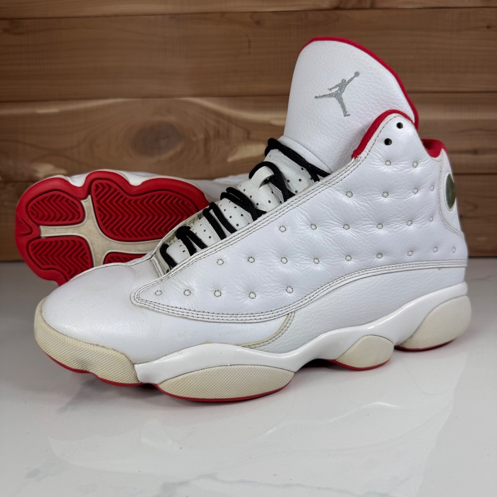 Jordan 13 Retro History of‎ Flight White Red Black 414571-103 2017 Mens 10.5